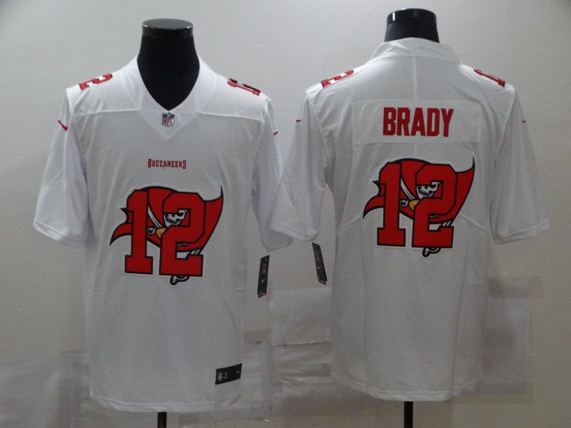 Men Tampa Bay Buccaneers #12 Brady White shadow 2020 NFL Nike Jerseys